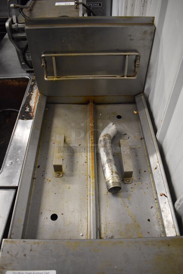 2017 Frymaster PH155-2SC Stainless Steel Commercial Floor Style Natural Gas Powered Deep Fat Fryer on Commercial Casters. 16x30x45 - Image 4 of 7