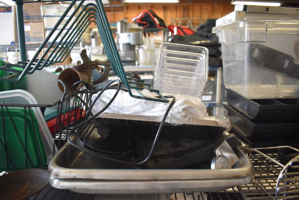 ALL ONE MONEY! Tier Lot of Various Items Including Cash Drawer Inserts, Soap Dispenser, Poly Bins and Lids - Image 5 of 7