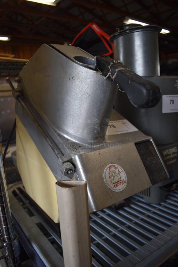 Dito Dean TR23 Metal Commercial Countertop Food Processor w/ Shredding Blade. 115 Volts, 1 Phase. 9x14x18. Tested and Working! - Image 3 of 7