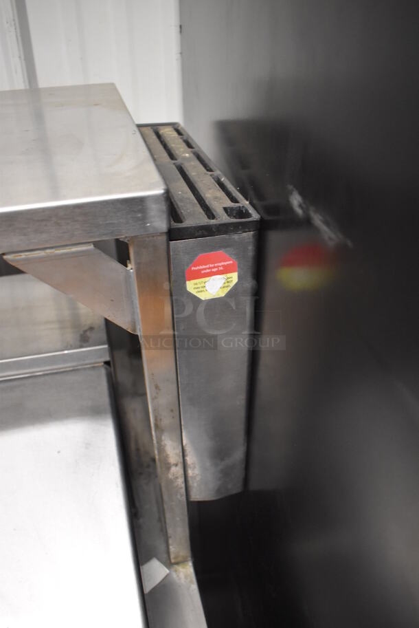 2015 Delfield D4464N-24M-A53 Stainless Steel Commercial Sandwich Salad Prep Table Bain Marie Mega Top w/ 4 Drawers and Over Shelf on Commercial Casters. 115 Volts, 1 Phase. 65x38x55. Tested and Working! - Image 7 of 8
