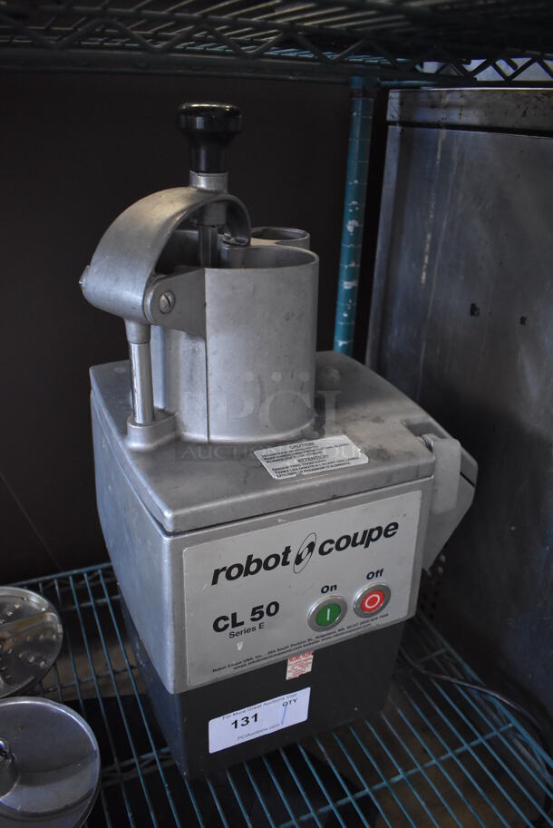 Robot Coupe CL 50 Series E Stainless Steel Commercial Countertop Food Processor w/ Shredding Blade. 120 Volts, 1 Phase. 15x12x24. Tested and Working! - Image 2 of 9