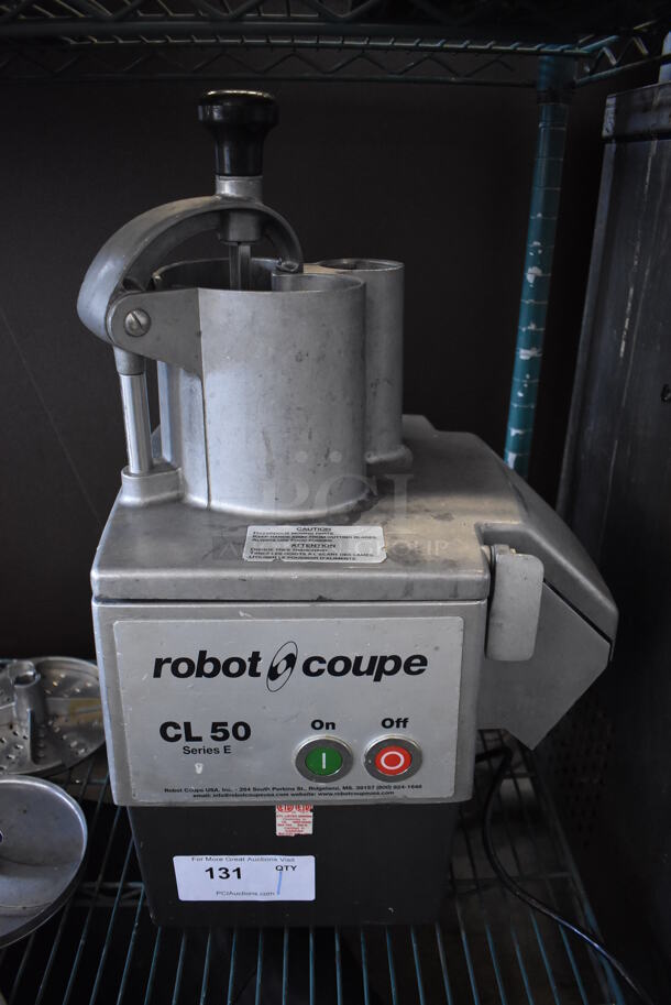 Robot Coupe CL 50 Series E Stainless Steel Commercial Countertop Food Processor w/ Shredding Blade. 120 Volts, 1 Phase. 15x12x24. Tested and Working! - Image 3 of 9