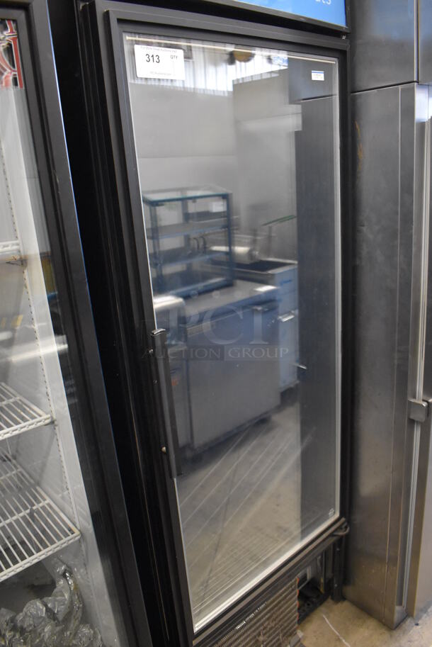 2012 True GDM-23F-LD Metal Commercial Single Door Reach In Freezer Merchandiser. 115 Volts, 1 Phase. 27x31x78. Tested and Powers On But Does Not Get Cold - Image 2 of 5