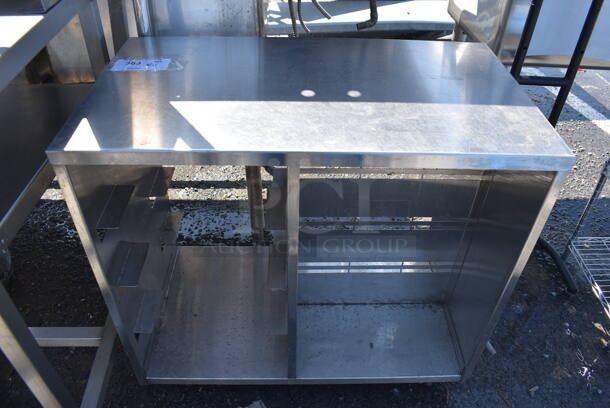 Stainless Steel Table w/ Under Shelf. 30x13x28