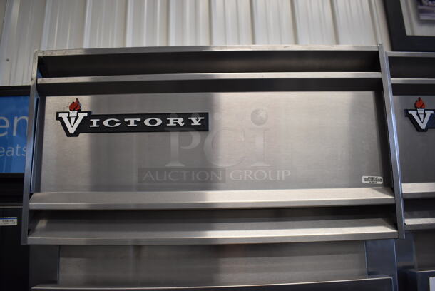Victory RS-1D-S7-PT Stainless Steel Commercial Single Door Reach In Pass Through Cooler. 115 Volts, 1 Phase. 27x35x78. Tested and Powers On But Does Not Get Cold - Image 3 of 8