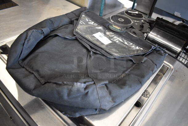 Black Insulated Food Carrying Bag. 24x27x6 - Image 3 of 5