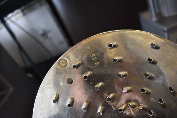3 Robot Coupe Metal Food Processor Blades; Shredding and 2 Slicing. EM/SD 8 5/16, E/S 3 1/8" and RG3. 8x8x2. 3 Times Your Bid! - Image 7 of 7