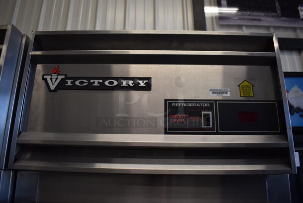 Victory RS-1D-S7 Stainless Steel Commercial Single Door Reach In Cooler. 115 Volts, 1 Phase. 27x35x78. Tested and Powers On But Does Not Get Cold - Image 3 of 6