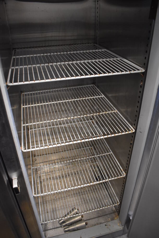 Victory RS-1D-S7 Stainless Steel Commercial Single Door Reach In Cooler. 115 Volts, 1 Phase. 27x35x78. Tested and Powers On But Does Not Get Cold - Image 4 of 6