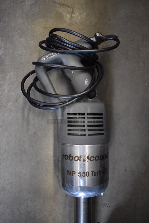 Robot Coupe MP 550 Turbo Metal Commercial Immersion Blender. 120 Volts, 1 Phase. 5x6x36. Tested and Working! - Image 4 of 5