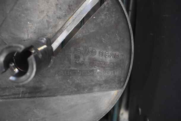 4 Robot Coupe Metal Slicing Food Processor Blades. E/S 1 3/64", E/S 5 3/16, EM/SD 8 5/16 and EM/SD14 9/16. 8x8x2. 4 Times Your Bid! - Image 5 of 7