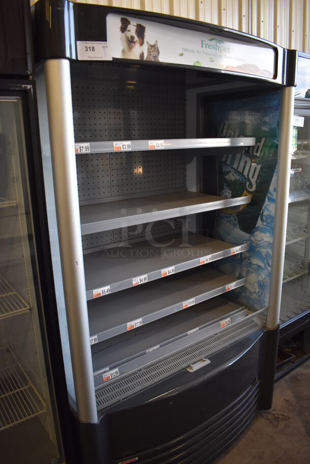 AHT AC-XL/UL LED Metal Commercial Open Grab N Go Merchandiser. 208 Volts, 1 Phase. 47x33x77