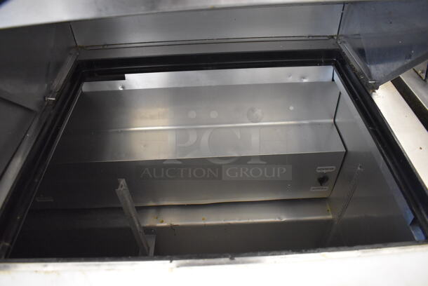 2017 True TSSU-72-30M-B-ST Stainless Steel Commercial Sandwich Salad Prep Table Bain Marie Mega Top on Commercial Casters. 115 Volts, 1 Phase. 72x34x43. Tested and Powers On But Does Not Get Cold - Image 6 of 10