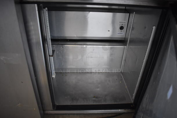 2017 True TSSU-72-30M-B-ST Stainless Steel Commercial Sandwich Salad Prep Table Bain Marie Mega Top on Commercial Casters. 115 Volts, 1 Phase. 72x34x43. Tested and Powers On But Does Not Get Cold - Image 7 of 10