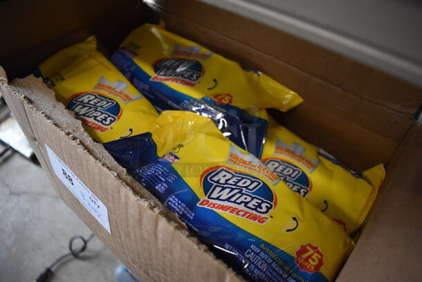 ALL ONE MONEY! Lot of 3 Boxes of BRAND NEW Redi Wipes Disinfecting Wipes - Image 4 of 4