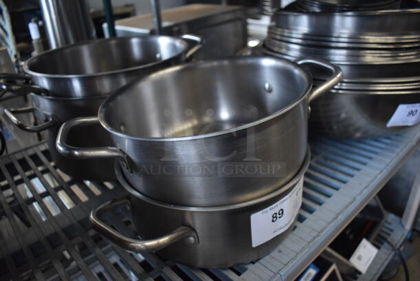 4 Various Metal Stock Pots. Includes 14x10x4. 4 Times Your Bid! - Image 2 of 3