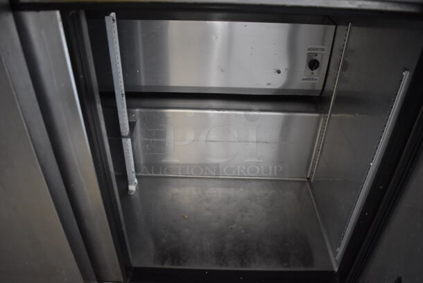 2017 True TSSU-72-30M-B-ST Stainless Steel Commercial Sandwich Salad Prep Table Bain Marie Mega Top on Commercial Casters. 115 Volts, 1 Phase. 72x34x43. Tested and Working! - Image 8 of 10