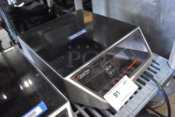 2019 CookTek MC1800G Stainless Steel Commercial Countertop Electric Powered Single Burner Induction Range. 120 Volts, 1 Phase. 14x19x7 - Image 2 of 6