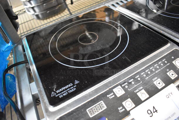 2014 Sir Lawrence SLIN1800 Stainless Steel Commercial Countertop Electric Powered Single Burner Induction Range. 120 Volts, 1 Phase. 14x12x3 - Image 3 of 4