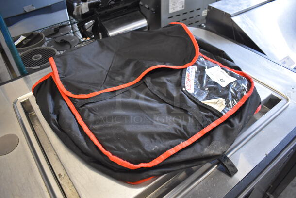 Black Insulated Food Carrying Bag. 25x22x6 - Image 2 of 5