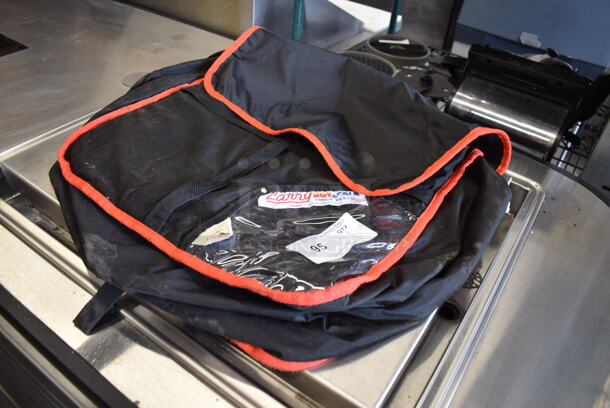 Black Insulated Food Carrying Bag. 25x22x6 - Image 3 of 5