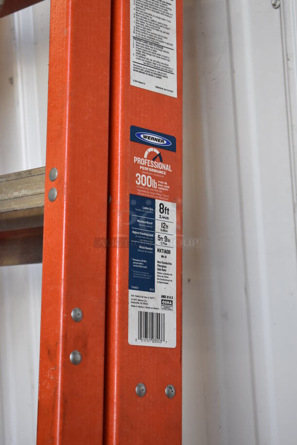 Werner 8' A Frame Ladder.  - Image 4 of 4