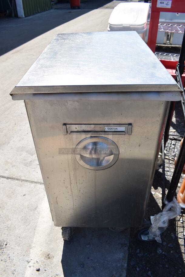 Win-holt Stainless Steel Ingredient Bin on Commercial Casters. 15x27.5x27 - Image 3 of 4