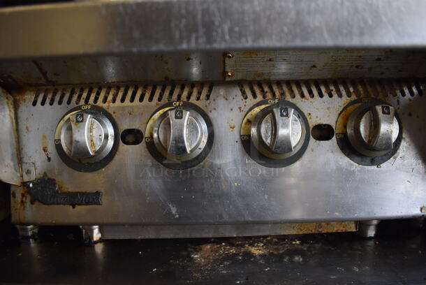 Star Ultra Max Stainless Steel Commercial Countertop Natural Gas Powered Charbroiler Grill. 24x38x14 - Image 2 of 5