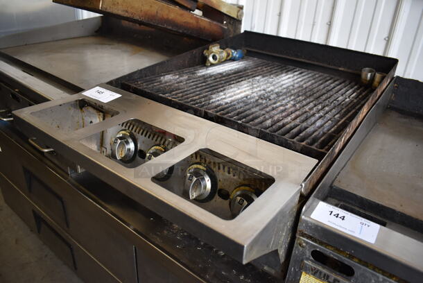 Star Ultra Max Stainless Steel Commercial Countertop Natural Gas Powered Charbroiler Grill. 24x38x14 - Image 3 of 5