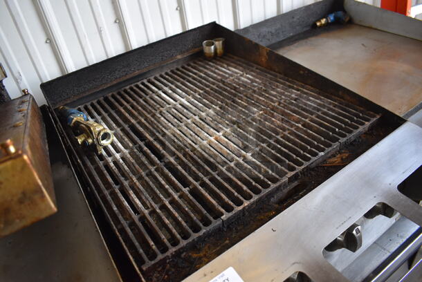 Star Ultra Max Stainless Steel Commercial Countertop Natural Gas Powered Charbroiler Grill. 24x38x14 - Image 4 of 5