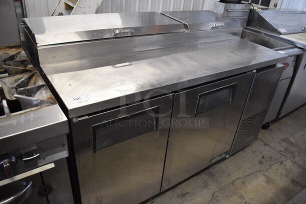 True TPP-60 Stainless Steel Commercial Pizza Prep Table on Commercial Casters. 115 Volts, 1 Phase. 60x33x41.5. Tested and Powers On But Does Not Get Cold - Image 6 of 9