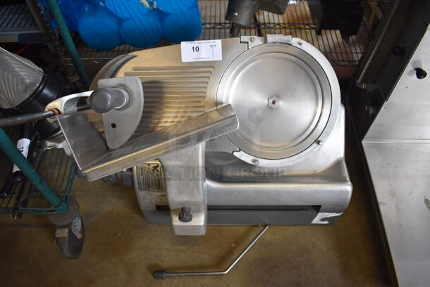 Hobart 2712 Stainless Steel Commercial Countertop Automatic Meat Slicer. 120 Volts, 1 Phase. 30x18x27. Tested and Working! - Image 2 of 6