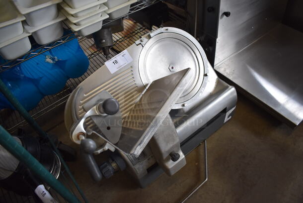 Hobart 2712 Stainless Steel Commercial Countertop Automatic Meat Slicer. 120 Volts, 1 Phase. 30x18x27. Tested and Working! - Image 4 of 6