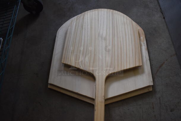 4 Various Wooden Pizza Peels. Includes 21x43x1. 4 Times Your Bid! - Image 2 of 4