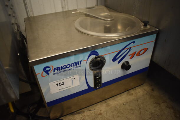 Frigomat G10 Stainless Steel Commercial Countertop Bench Batch Freezer. 115 Volts, 1 Phase. 19x19x13. Cannot Test Due To Plug Style - Image 2 of 5