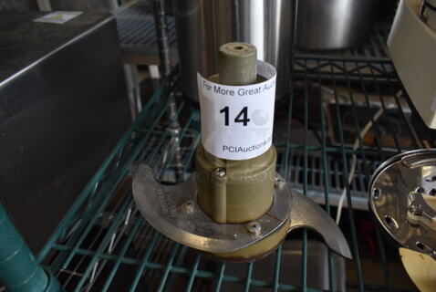 Metal Commercial S Blade For Food Processor. 8x5x7
