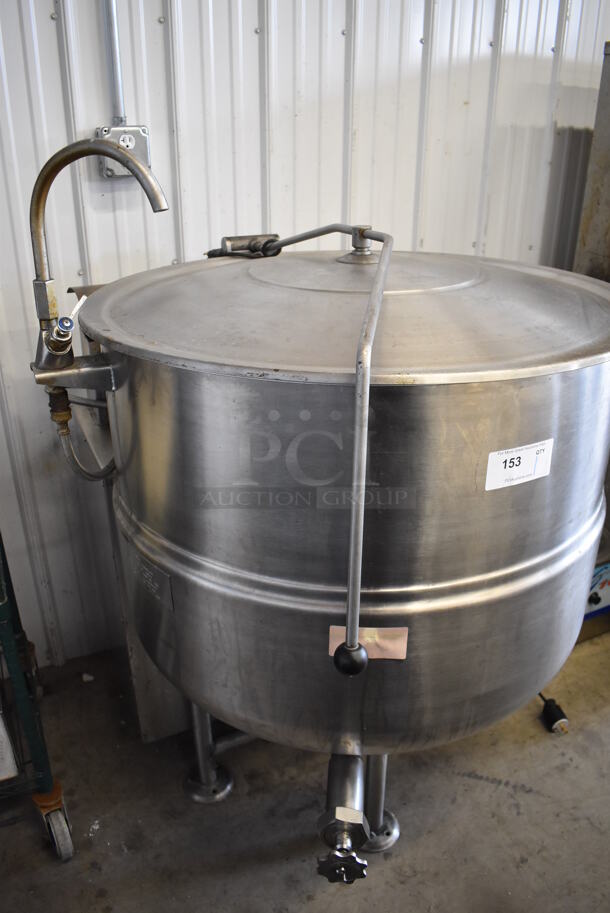 2011 Cleveland RGL-80 Stainless Steel Commercial Floor Style Natural Gas Powered 80 Gallon Steam Kettle. 40x42x48 - Image 2 of 7