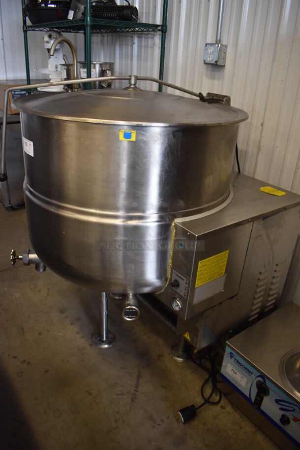 2011 Cleveland RGL-80 Stainless Steel Commercial Floor Style Natural Gas Powered 80 Gallon Steam Kettle. 40x42x48 - Image 4 of 7