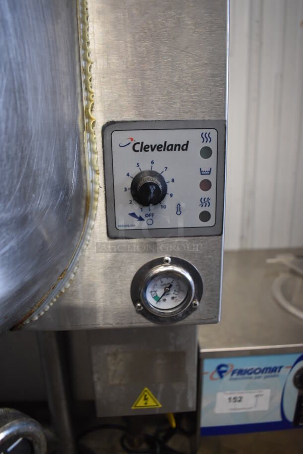 2011 Cleveland RGL-80 Stainless Steel Commercial Floor Style Natural Gas Powered 80 Gallon Steam Kettle. 40x42x48 - Image 6 of 7