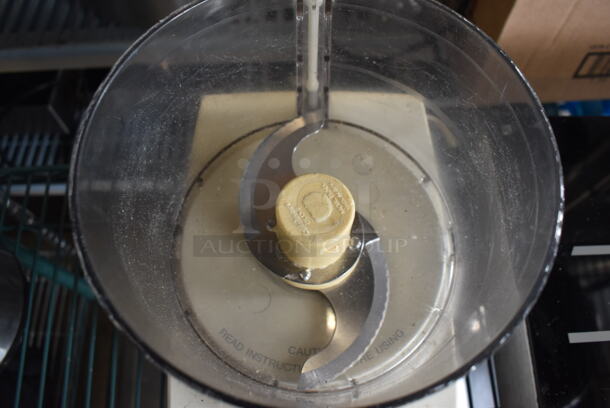 Cuisinart Metal Countertop Food Processor w/ S Blade and 3 Various Grating/Slicing Blades. 7x10x10. Tested and Does Not Power On - Image 5 of 5