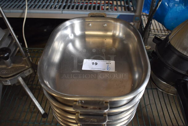 6 Metal Baking Pans w/ Handles. 12x18x3. 6 Times Your Bid! - Image 3 of 3
