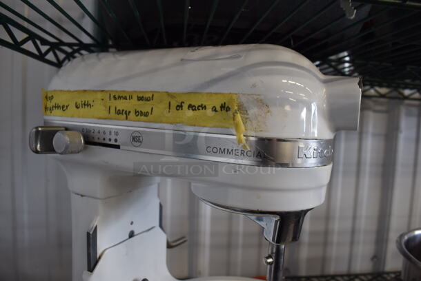 KitchenAid W42070411 Metal Countertop Planetary Dough Mixer. 120 Volts, 1 Phase. 11x15x16. Tested and Working! - Image 3 of 5