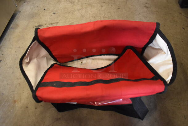 Red Insulated Food Carrying Bag. 16x10x12 - Image 2 of 5