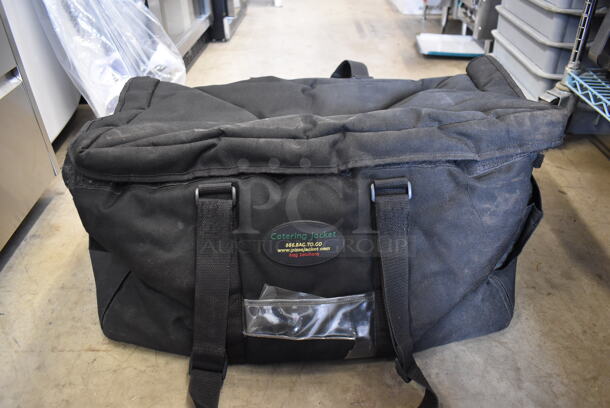 Black Insulated Food Carrying Bag. 25x18x10