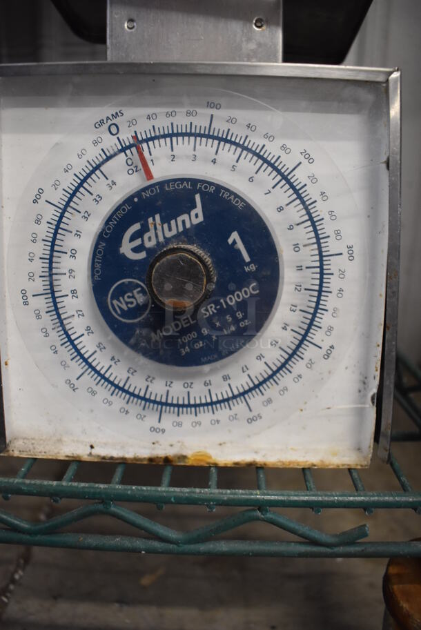 Edlund SR-1000C Metal Countertop Food Portioning Scale. 7x7x9 - Image 3 of 3