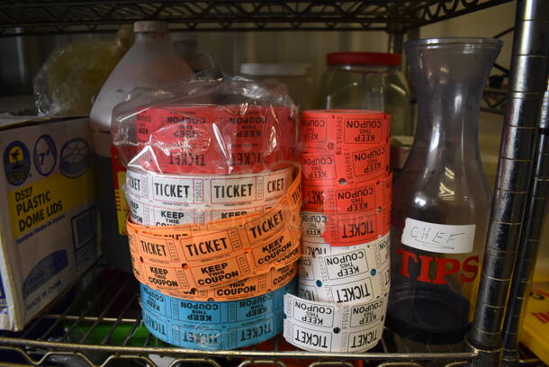 ALL ONE MONEY! Tier Lot of Various Items Including Poly Colanders and Plastic Dome Lids - Image 4 of 5
