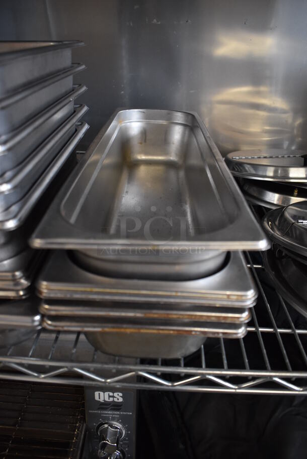 ALL ONE MONEY! Lot of 14 Various Stainless Steel Drop In Bins Including 1/1x2, 1/2Lx2 - Image 2 of 3