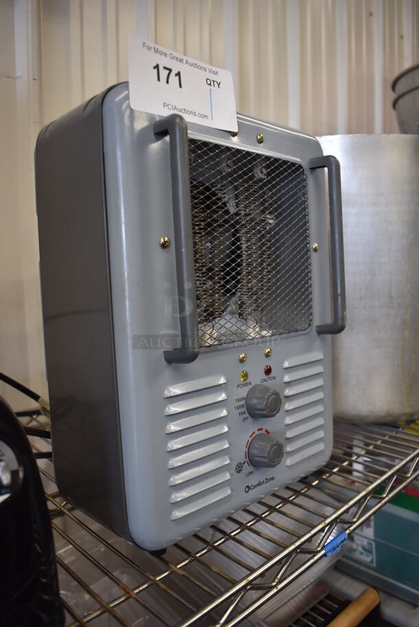 Comfort Zone Metal Heater. 10x6x13.5. Tested and Powers On But Parts Do Not Move - Image 2 of 4