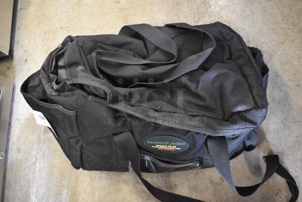 Black Insulated Food Carrying Bag. 21x15x11 - Image 3 of 4
