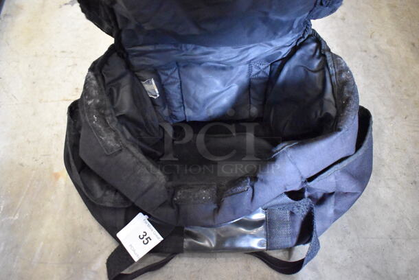 Black Insulated Food Carrying Bag. 18x12x9 - Image 4 of 4